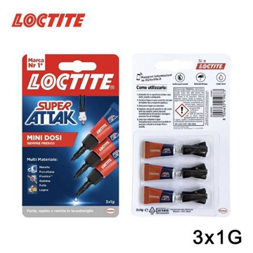 ATTAK  3 X 1GR  MINI  DOSI  COLLA  BL 1