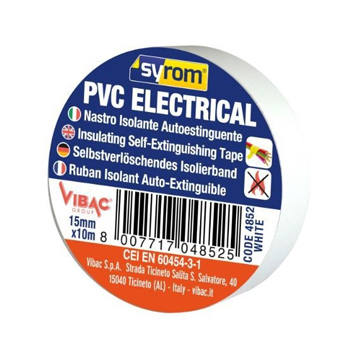 NASTRO  ELECTRICAL  BIANCO  15MM*15MT