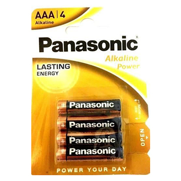 Panasonic Batterie Pile Alcaline Mini Stilo AAA Blister 4.Pz