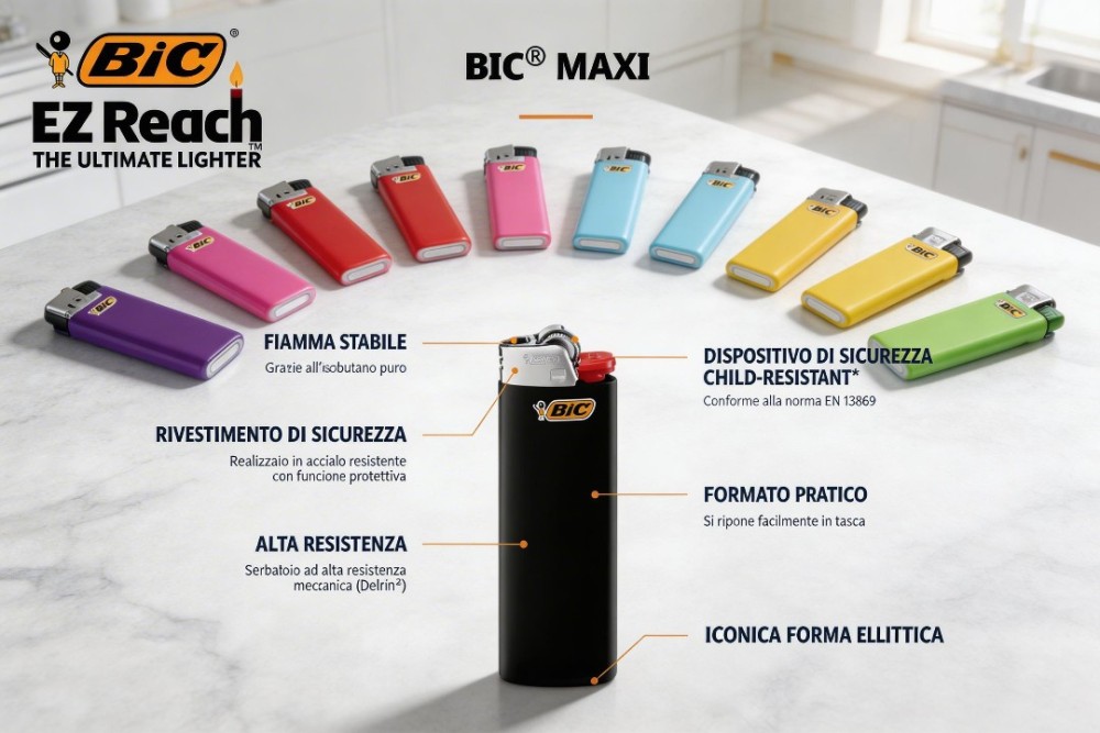 Bic Accendini Maxi Conf.50.Pz