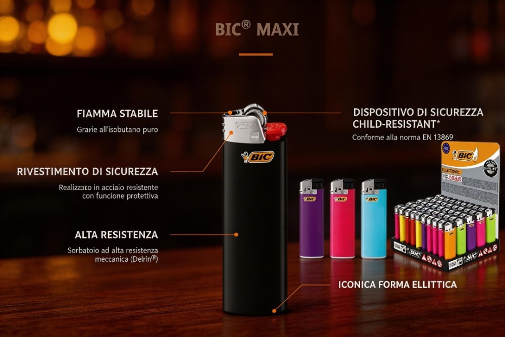 Bic Accendini Maxi Conf.50.Pz