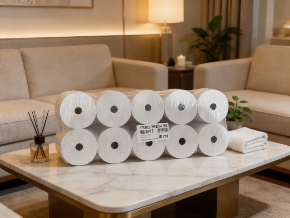 10 ROTOLI TERMICI 55 G PER CASSA 80X80