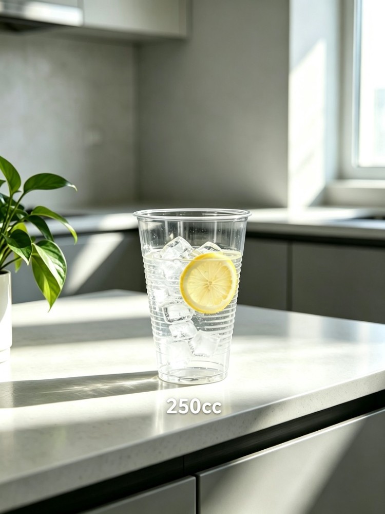Bicchiere in PLA Biodegradabile Trasparente 250ml  (50 Pezzi)