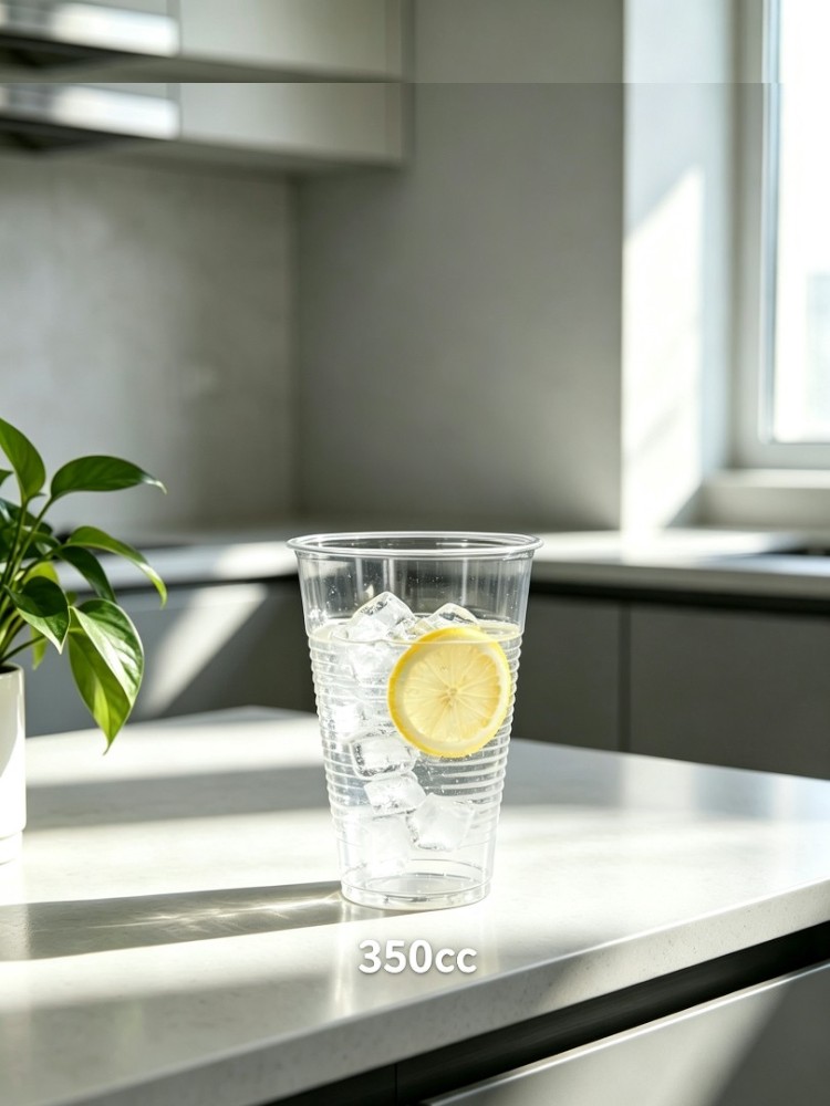 Bicchiere in PLA Biodegradabile Trasparente 350ml  (50 Pezzi)