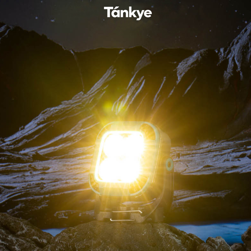 Tankye LED Camping Lantern Rechargeable, 5 Light Modes, Waterproof, Mini Flashlight with Magnetic Base for Hurricane Emergency, Outdoor, Hiking, Home and Car