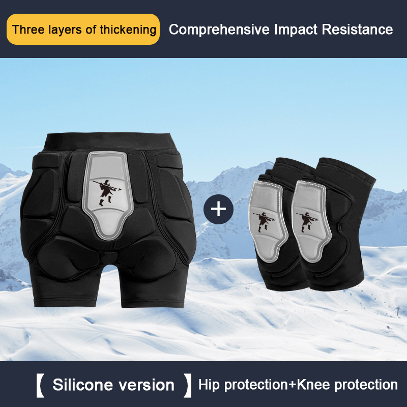 Suit 3D Hip Protection Eva Butt Pads Protective Padded Shorts Crash Pad Impact Gear for Skiing Skating Snowboarding Skateboarding