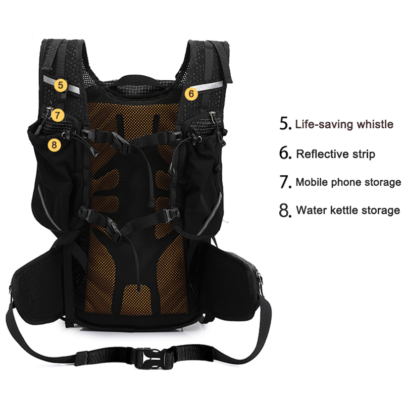 Tankye Hiking Backpack, Waterproof Hiking Daypack with 3L Water Bladder and Rain Cover, Lightweight Travel Camping Backpack for Men Women