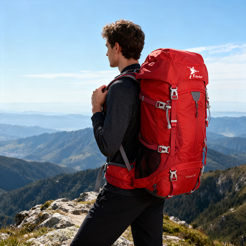 TANKYE Multi-function Hiking Backpacks 50L Camping Backpacking Packs for Men Women Lightweight Outdoor for Mountaineering Traveling