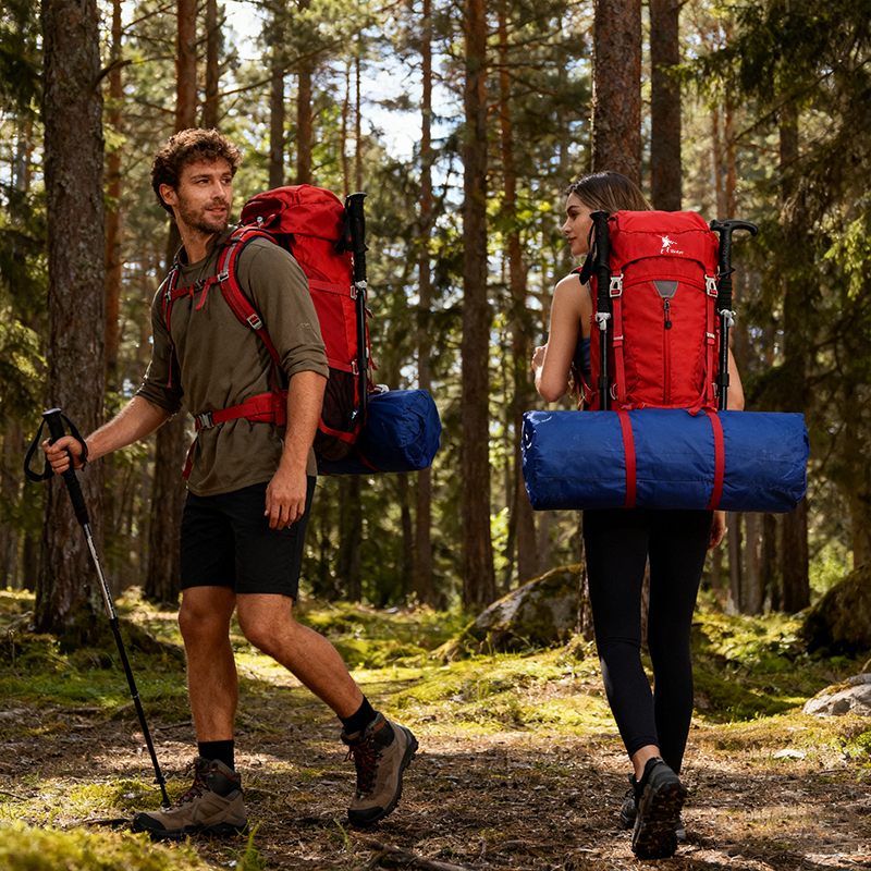 TANKYE Multi-function Hiking Backpacks 50L Camping Backpacking Packs for Men Women Lightweight Outdoor for Mountaineering Traveling