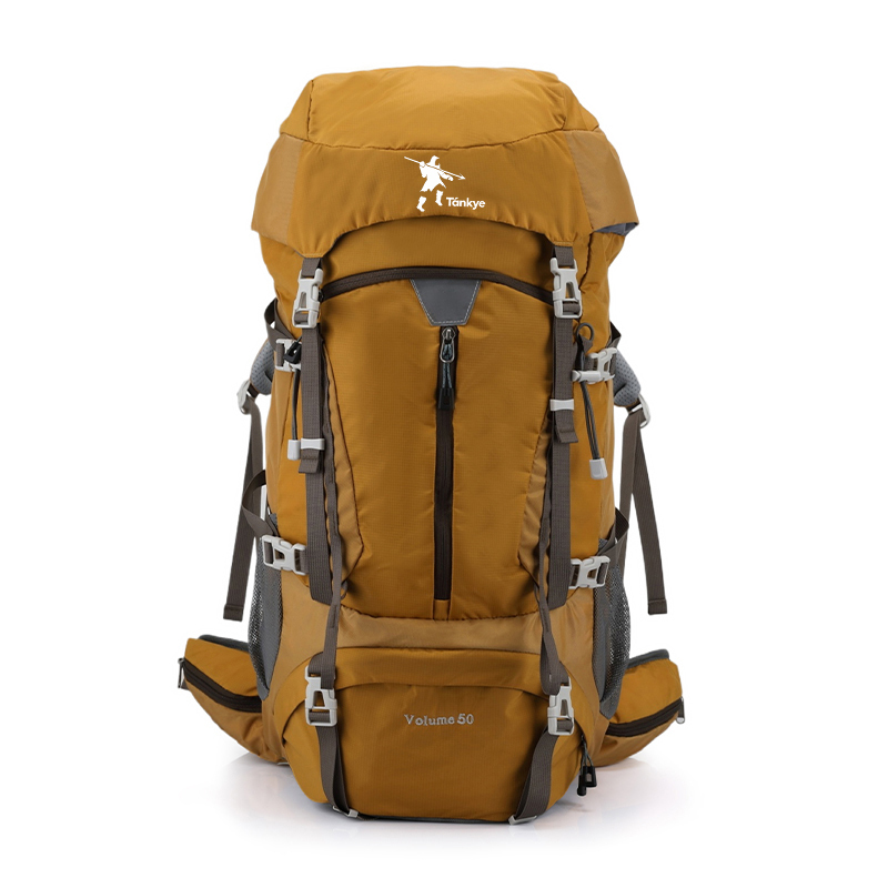 TANKYE Multi-function Hiking Backpacks 50L Camping Backpacking Packs for Men Women Lightweight Outdoor for Mountaineering Traveling