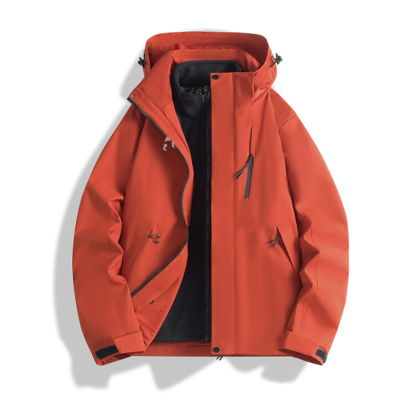 TANKYE outdoor jacket with fleece jacket, assault suit, three in one detachable waterproof and windproof travel suit