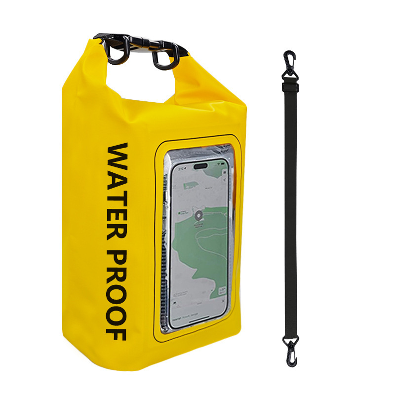 Tankye  Outdoor multifunctional waterproof bucket bag 5L waterproof bag swimming diagonal cross bag PVC mobile phone waterproof bag