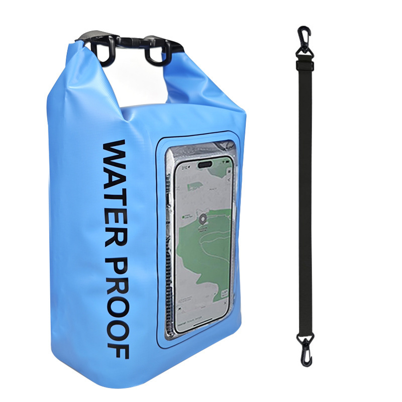Tankye  Outdoor multifunctional waterproof bucket bag 5L waterproof bag swimming diagonal cross bag PVC mobile phone waterproof bag