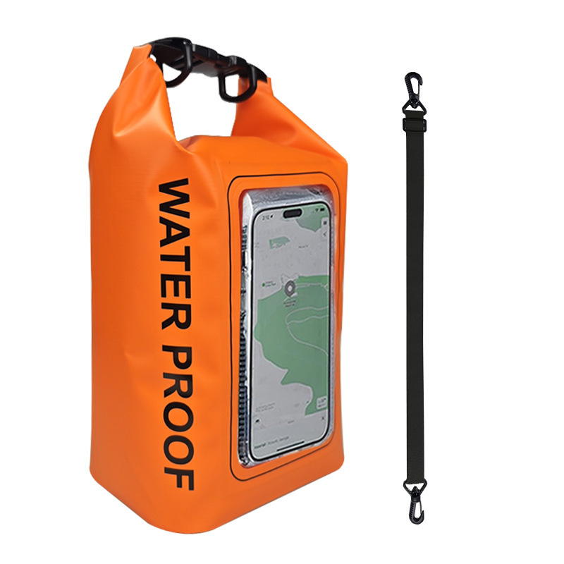Tankye  Outdoor multifunctional waterproof bucket bag 5L waterproof bag swimming diagonal cross bag PVC mobile phone waterproof bag