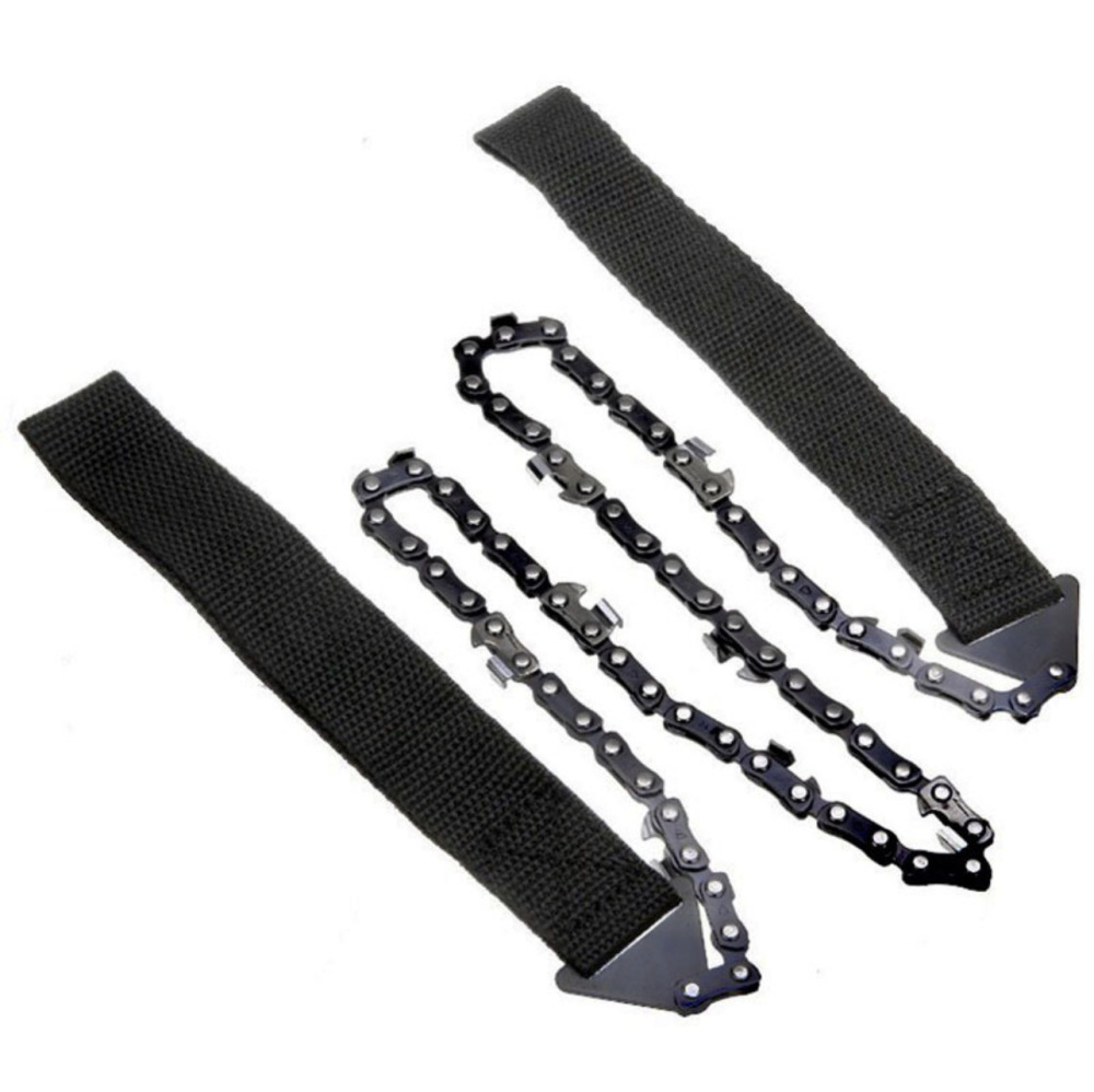 TANKYE 24" Pocket Chain Saw | 11/33 Teeth Portable Survival Tool for Camping Logging