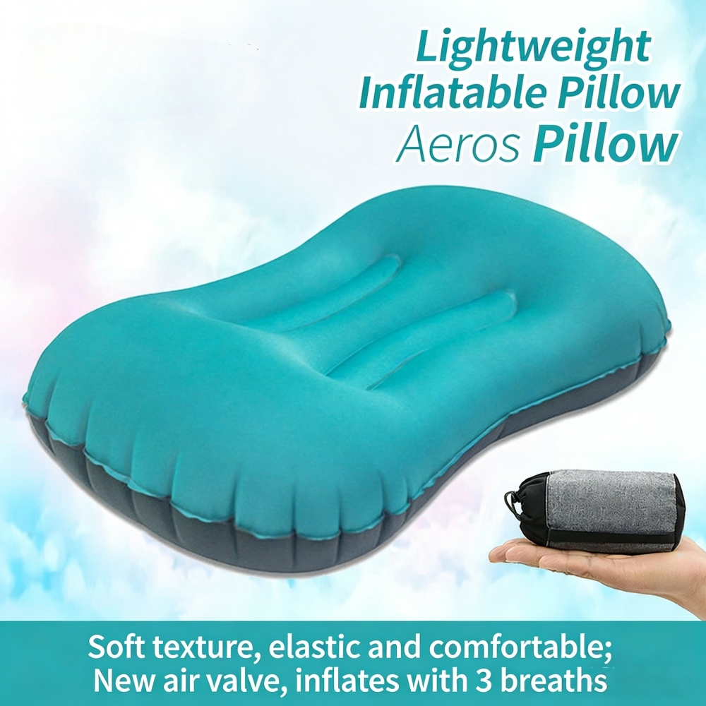 Tankye TPU inflatable pillow, travel portable folding pillow, air-blowing inflatable pillow, outdoor soft adult waist pillow, inflatable pillow