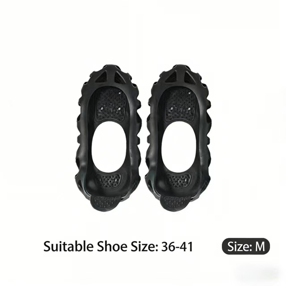 TANKYE 30-Tooth Crampons! Anti-Slip Stainless Steel Boot Covers for Hiking Climbing | No More Slips!