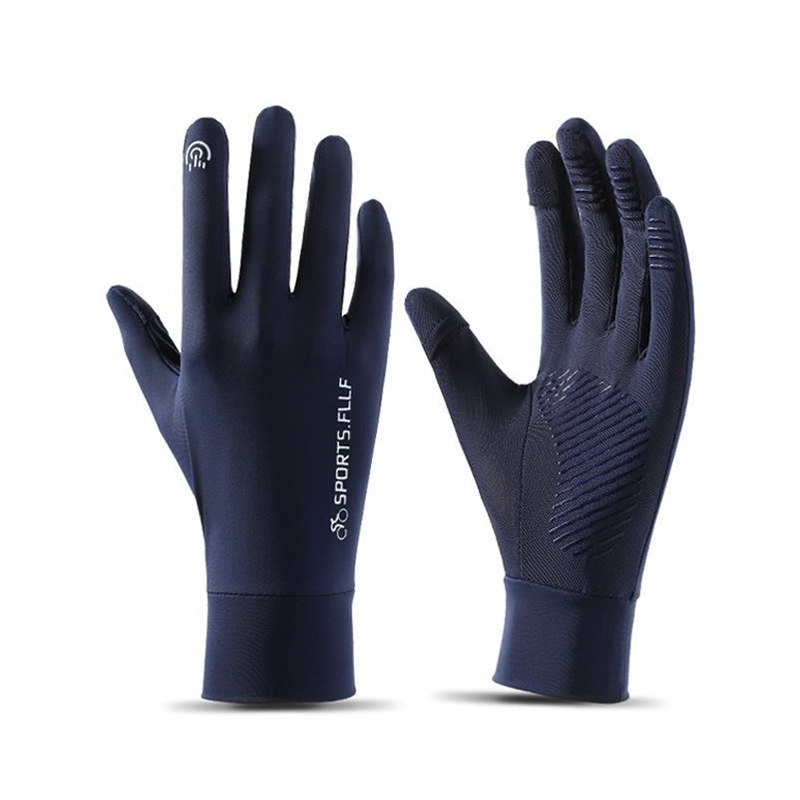 Tankye Men's Summer Sun Protection Gloves, Outdoor UV Protection New Style, Fingerless & Full Finger Optional, Quick-Dry Breathable Cycling Gloves for Men