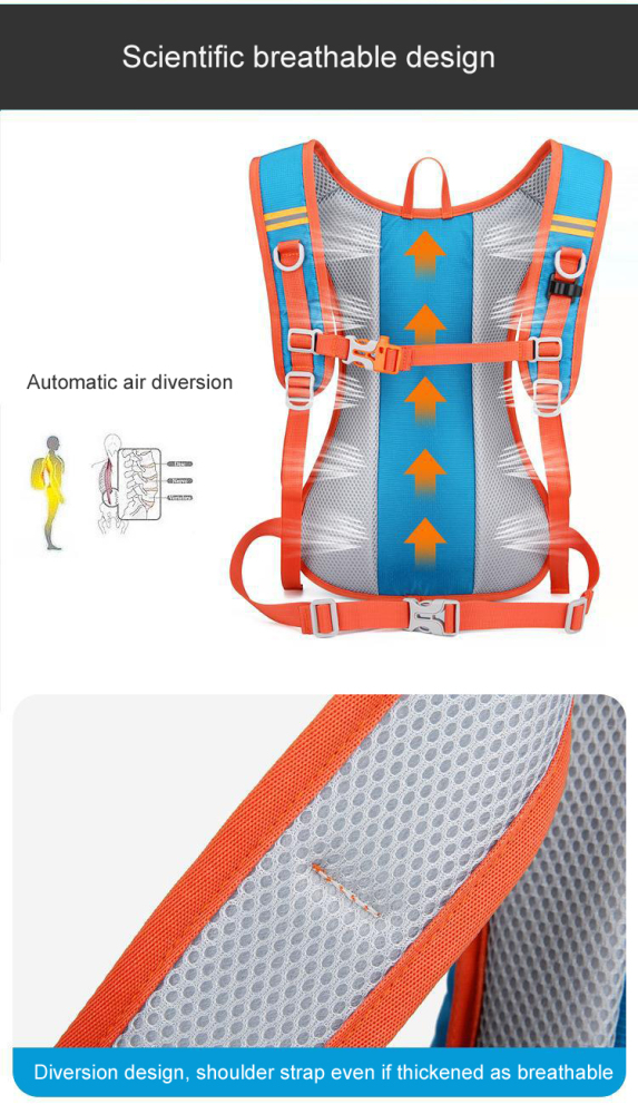 Tankye Outdoor Backpack Water-repellent Bicycle Cycling Bag Hiking and Hiking Backpack Riding Backpack Ventilated Back Support