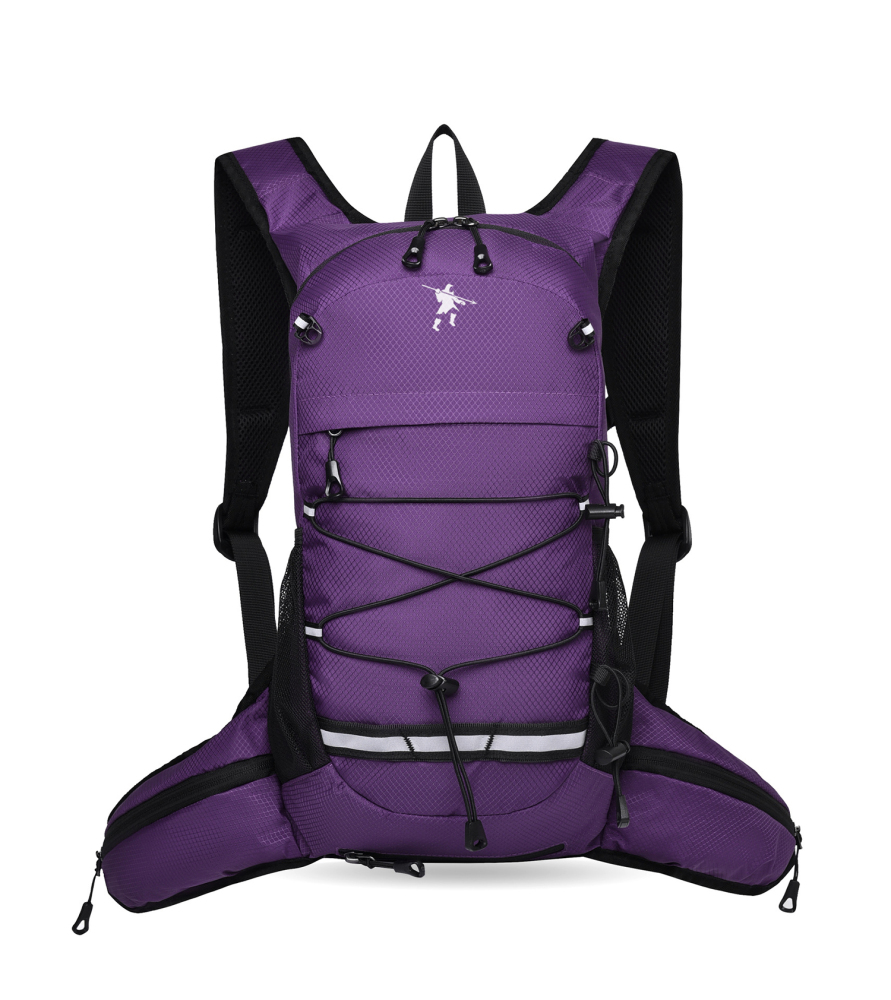 Tankye Lightweight, Breathable & Water-Resistant Trail Backpack | Side Storage for Trekking Poles with Reflective Safety Strip, Ideal for Cross-Country Running & Short Hiking Trips