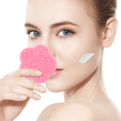 Compressed facial sponge