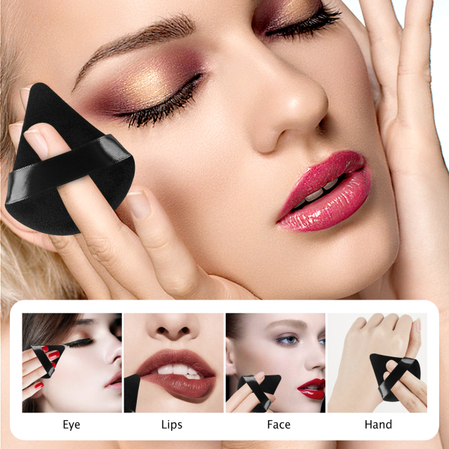 triangular makeup sponge
