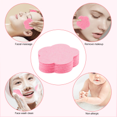 Compressed facial sponge