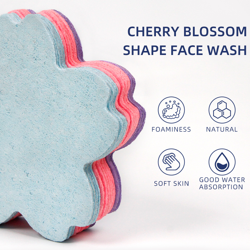 Compressed facial sponge