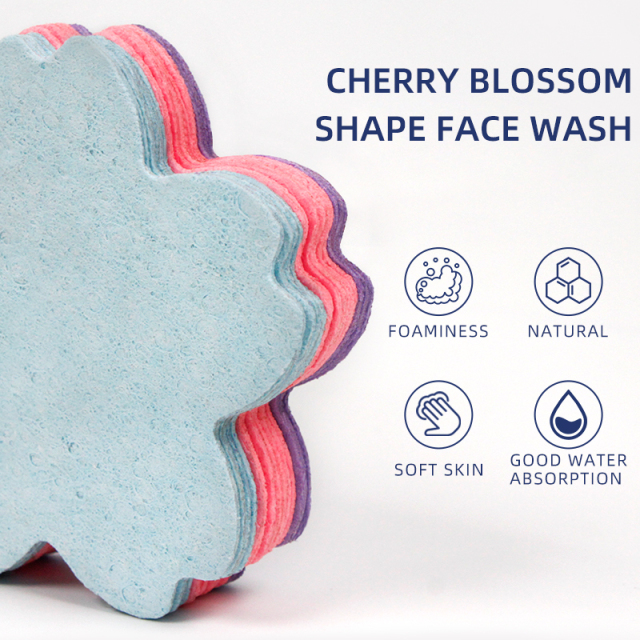 Compressed facial sponge