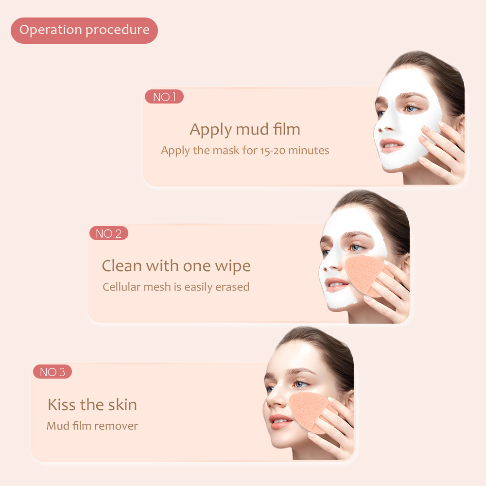 Teardrop-shaped facial cleansing puff
