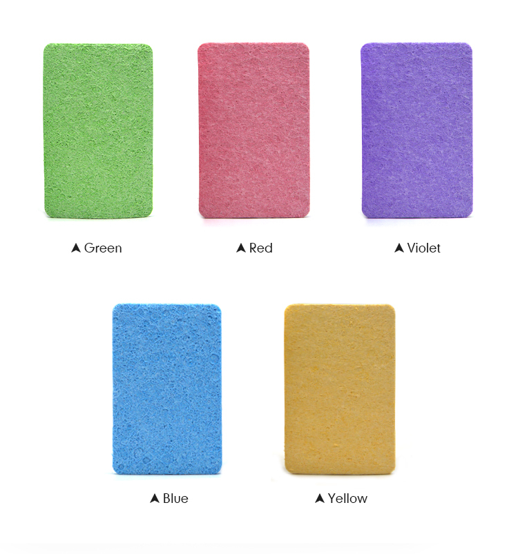 Compressed dishwashing sponge