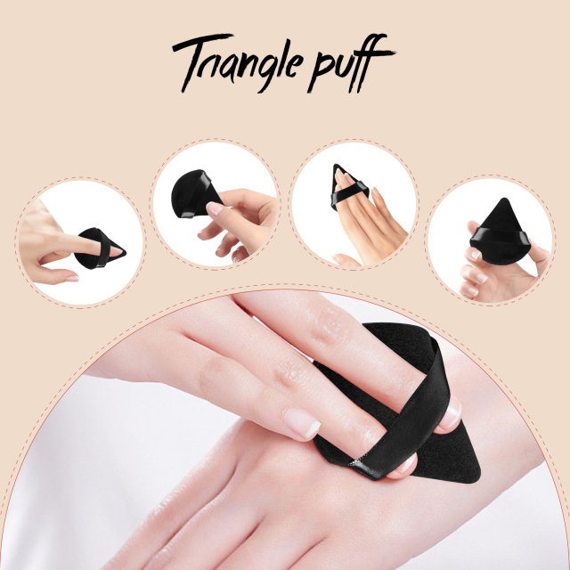 triangular makeup sponge