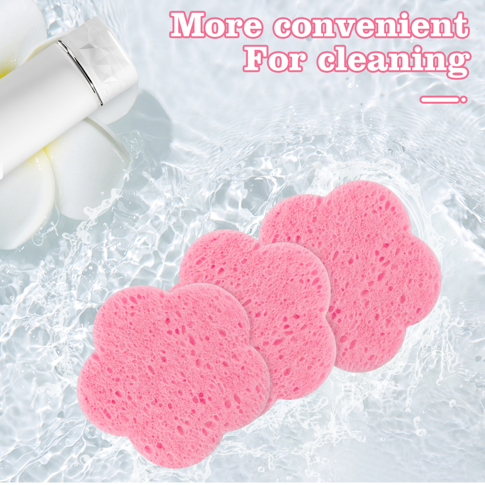 Compressed facial sponge