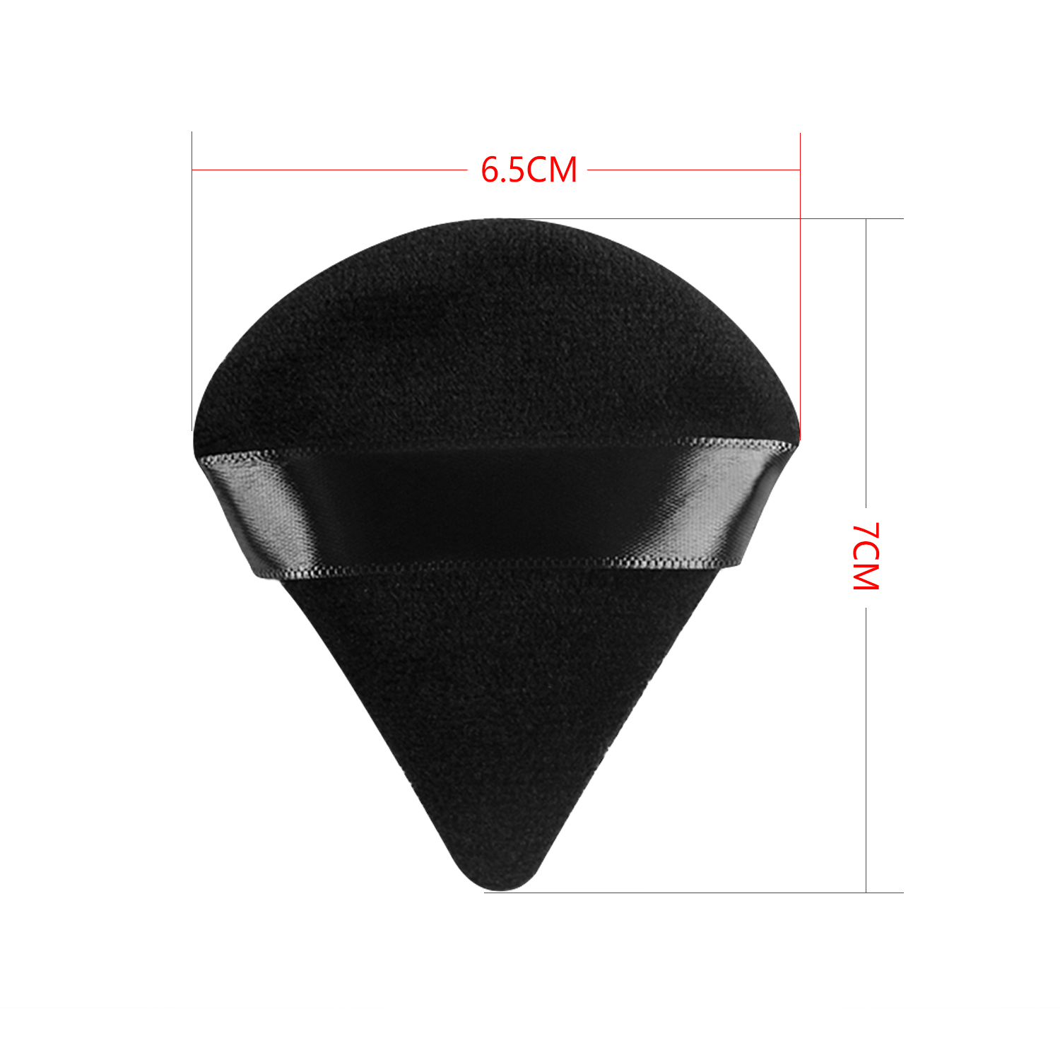 triangular makeup sponge