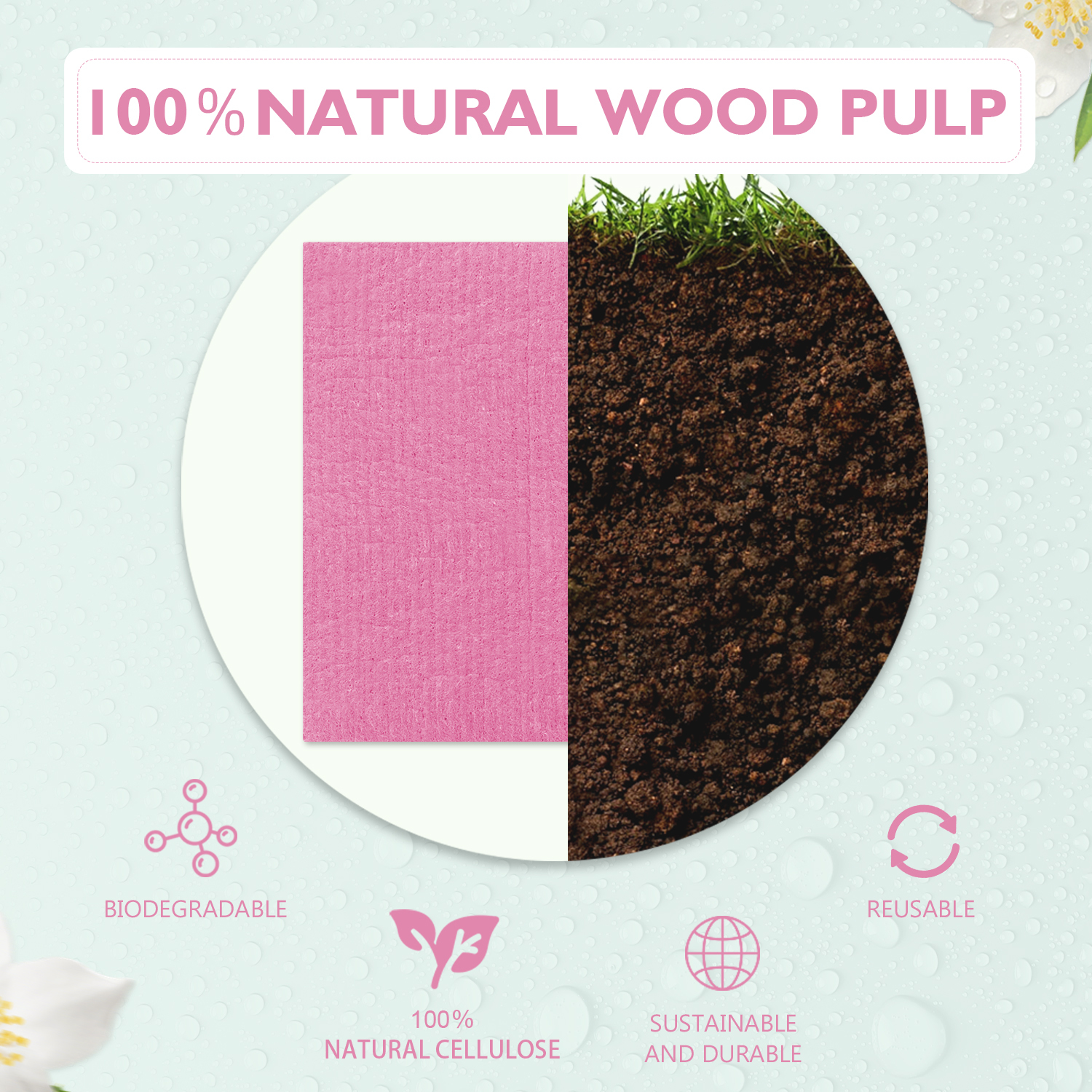 Cellulose Sponge Colth