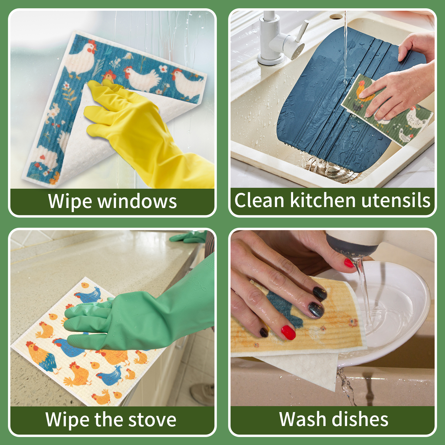 Cellulose Sponge Colth