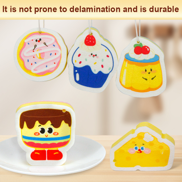 Non-woven scrub cloth for washing dishes