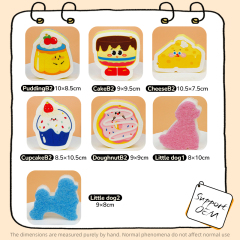 Non-woven scrub cloth for washing dishes