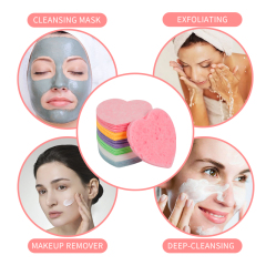 Compressed facial sponge