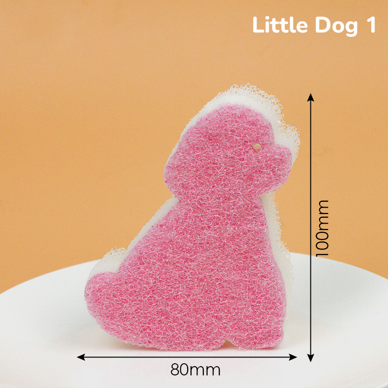 Non-woven scrub cloth for washing dishes