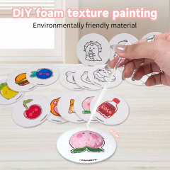 Painting wood pulp cotton set