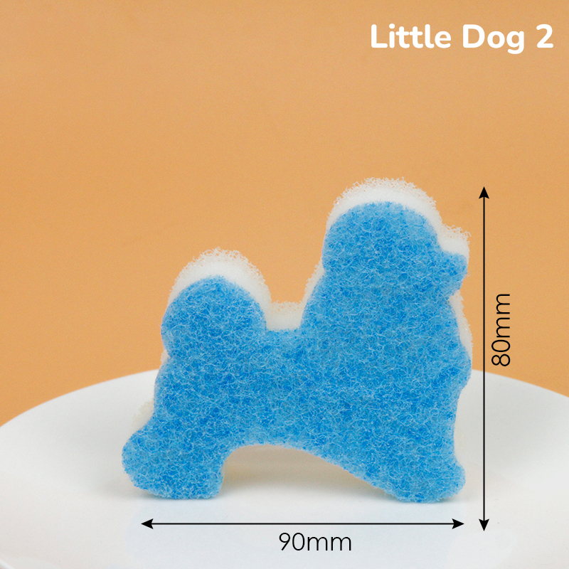 Non-woven scrub cloth for washing dishes