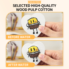 Painting wood pulp cotton set
