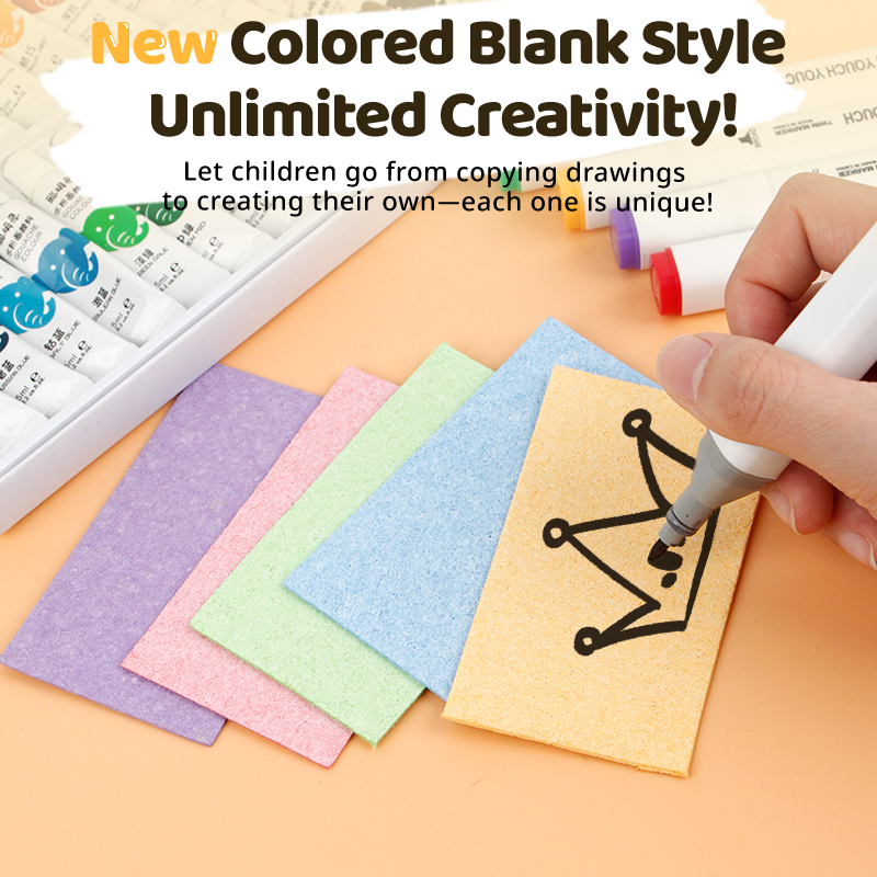 Painting wood pulp cotton set