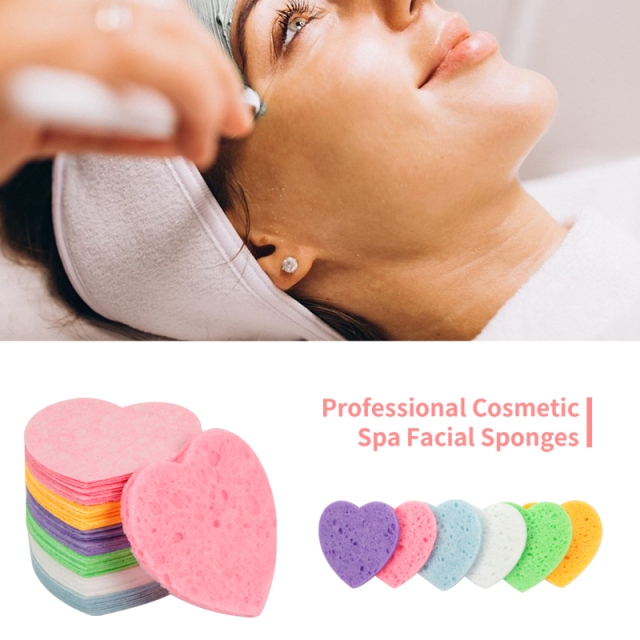 Compressed facial sponge