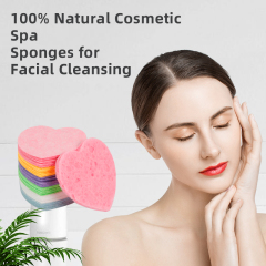 Compressed facial sponge