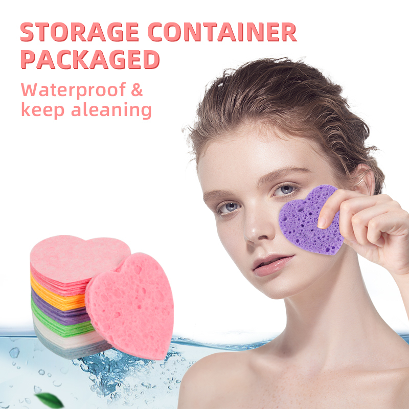 Compressed facial sponge