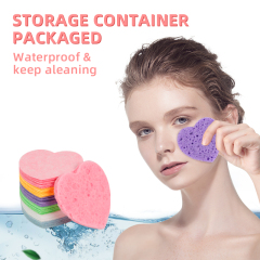Compressed facial sponge