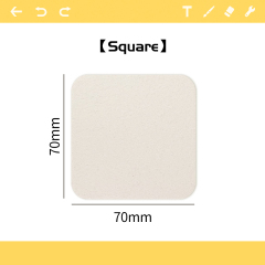 Painting wood pulp cotton set