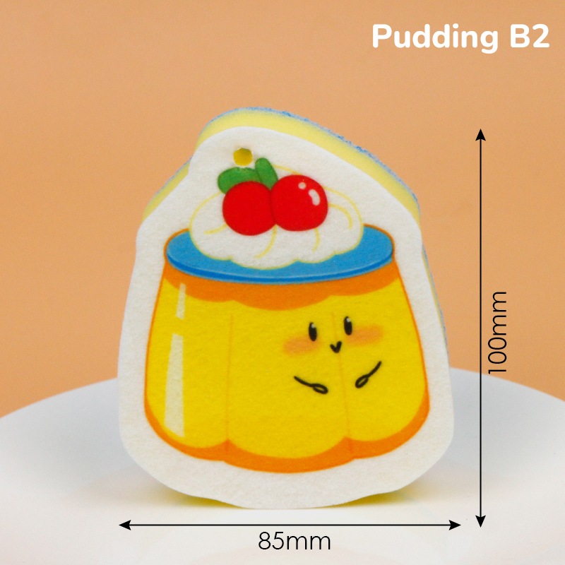 Non-woven scrub cloth for washing dishes